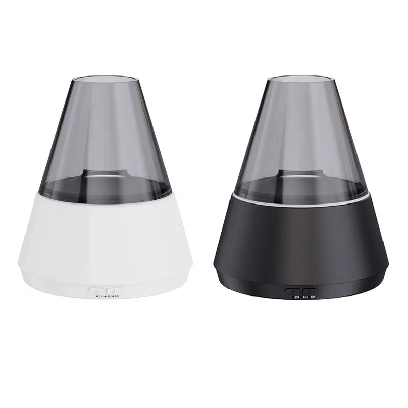 2025 New Product Aroma Diffuser High-Frequency Atomization Ultra-Silent Colorful Lights Add Essential Oil Flame Diffuser