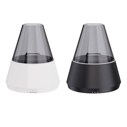 2025 New Product Aroma Diffuser High-Frequency Atomization Ultra-Silent Colorful Lights Add Essential Oil Flame Diffuser